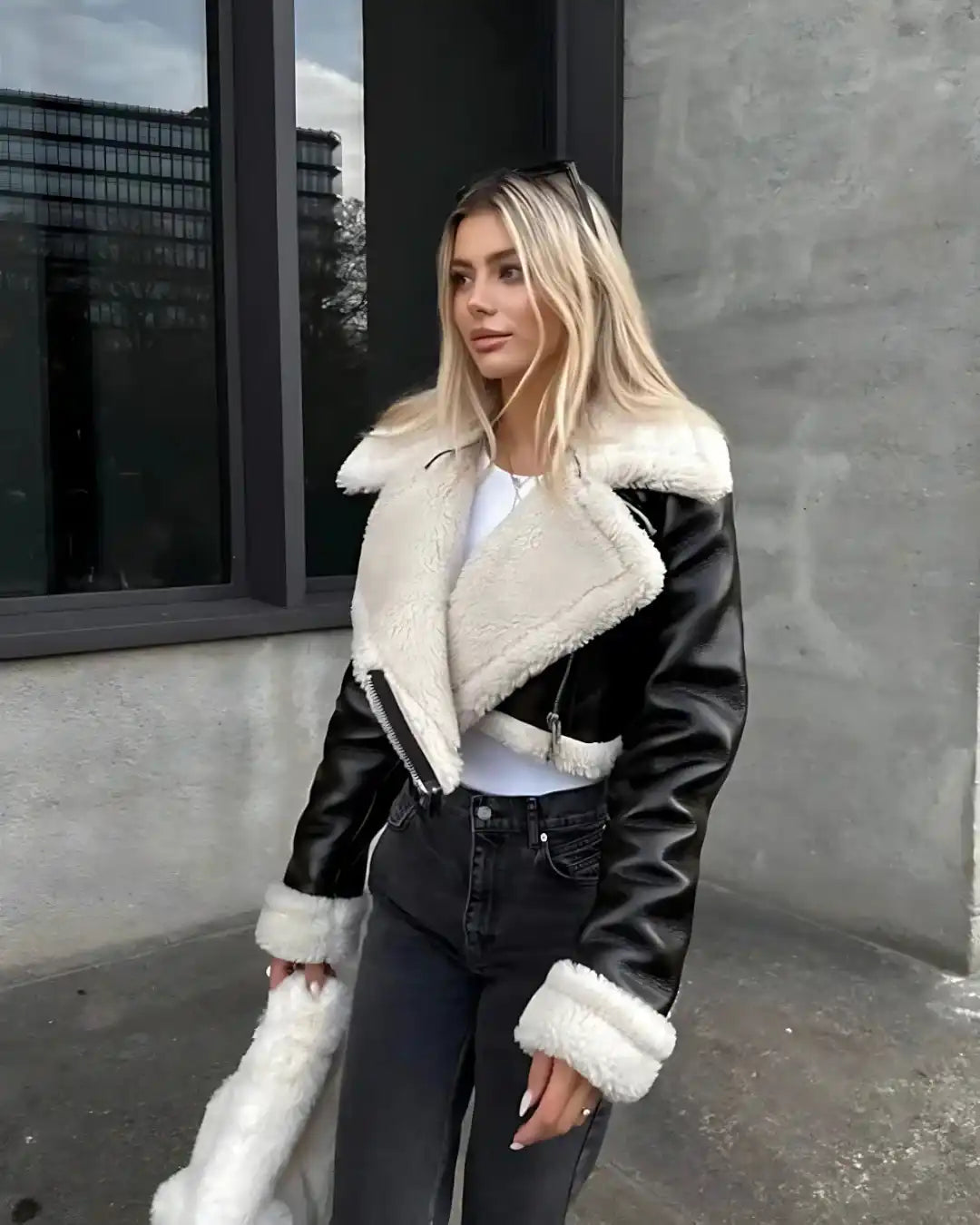 Jaqueta Melina Forro Peluciado