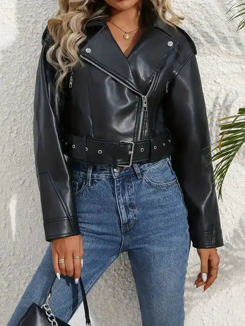 Jaqueta de Couro Lazarelle Rocker