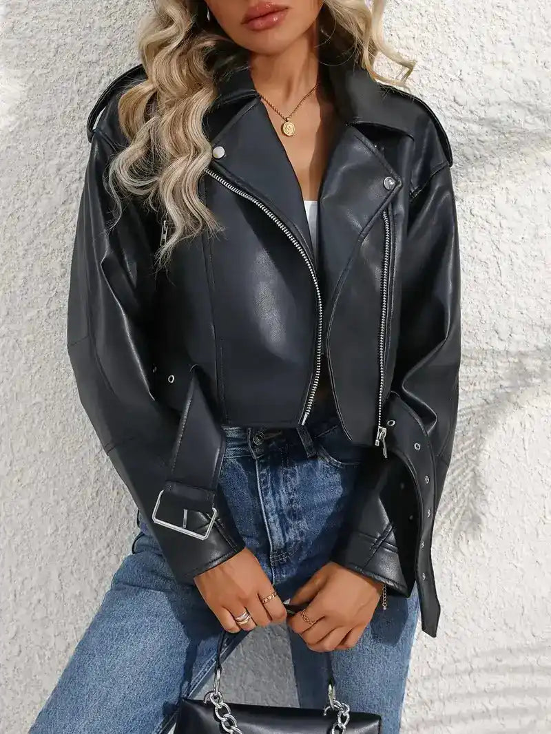 Jaqueta de Couro Lazarelle Rocker